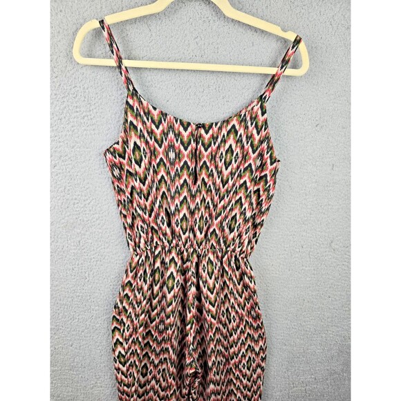 Soprano Jumpsuit Romper Womens S Abstract Zig Zag Spaghetti Straps Pockets - Picture 8 of 11